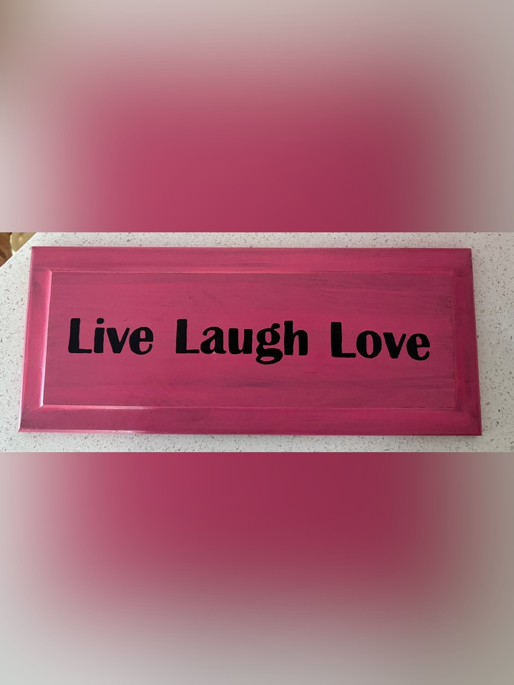 Live * Laugh * Love Wooden sign
